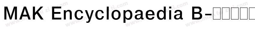 MAK Encyclopaedia B字体转换